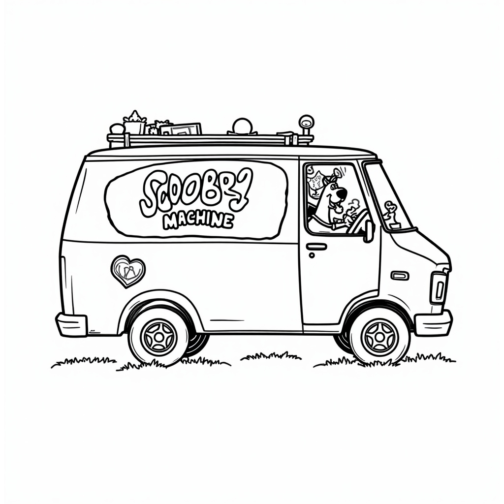 Scooby-Doo Coloring Pages - Page 1
