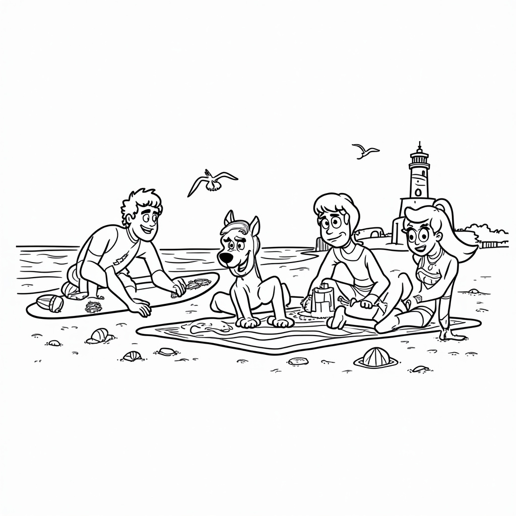 Scooby-Doo Coloring Pages - Page 3