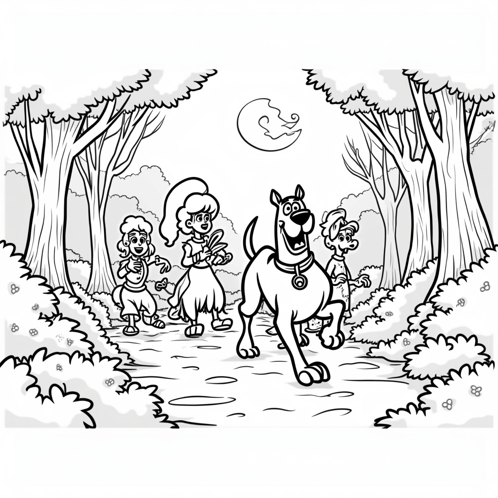 Scooby-Doo Coloring Pages - Page 4