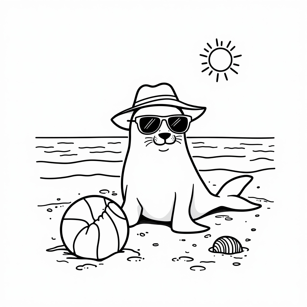Seal Coloring Pages - Page 3
