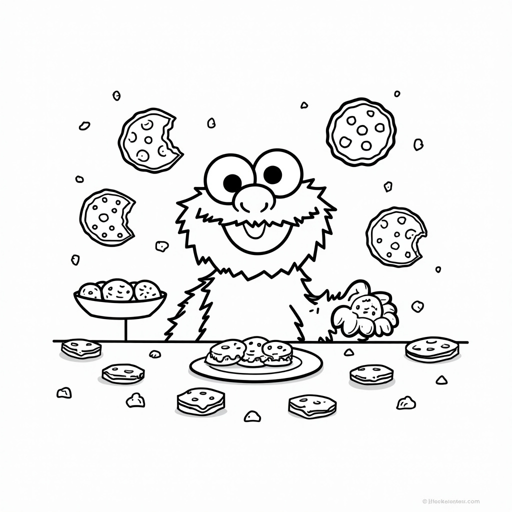 Sesame Street Coloring Pages - Page 2