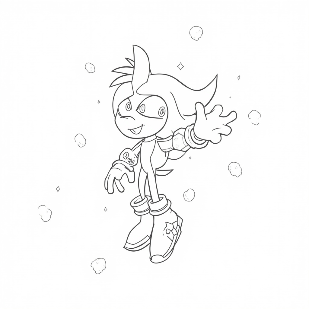 Shadow Sonic Coloring Pages - Page 5
