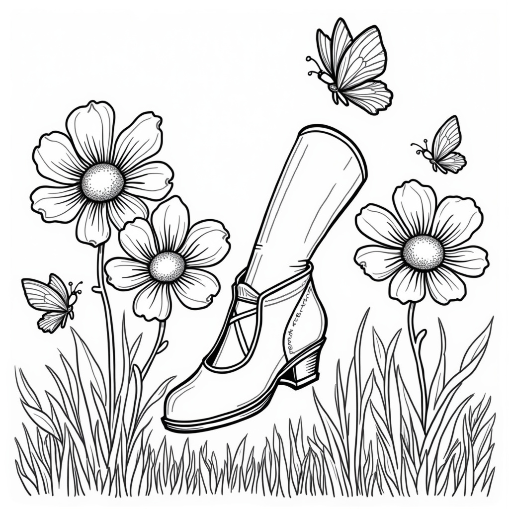 Shoe Coloring Pages - Page 3