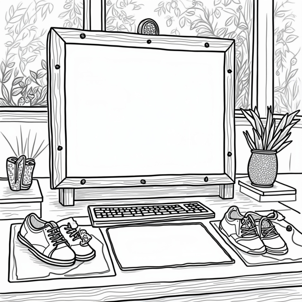 Shoe Coloring Pages - Page 5