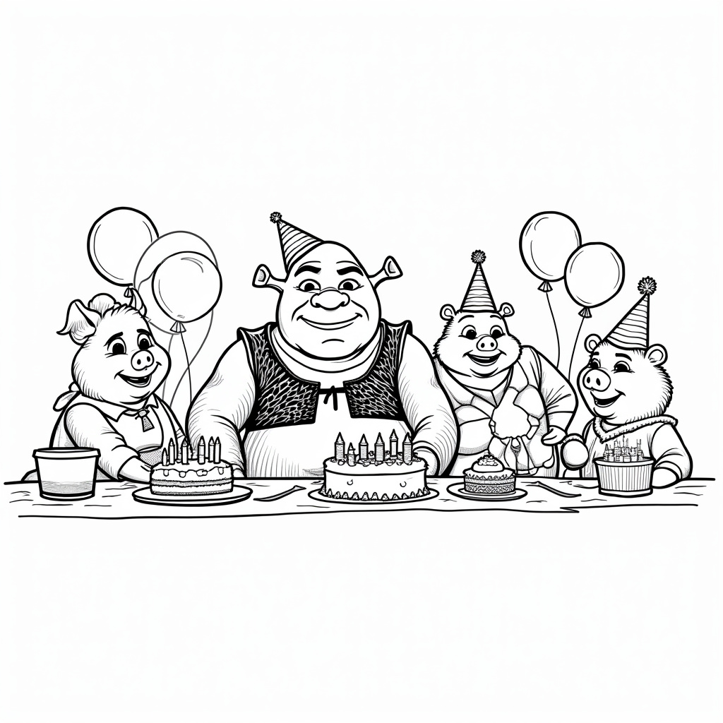Shrek Coloring Pages - Page 5