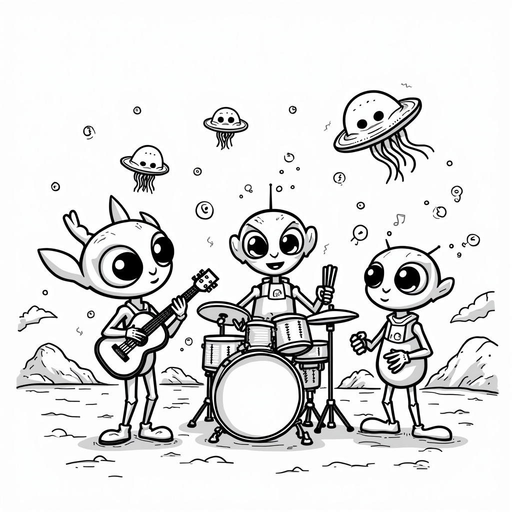 Sing Coloring Pages - Page 4