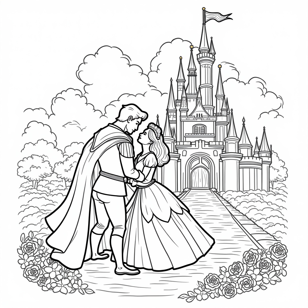 Sleeping Beauty Coloring Pages - Page 2