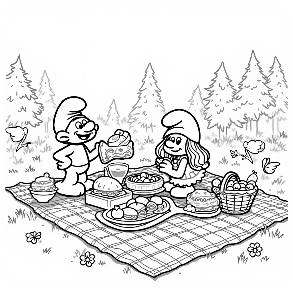Smurf Coloring Pages - Page 2