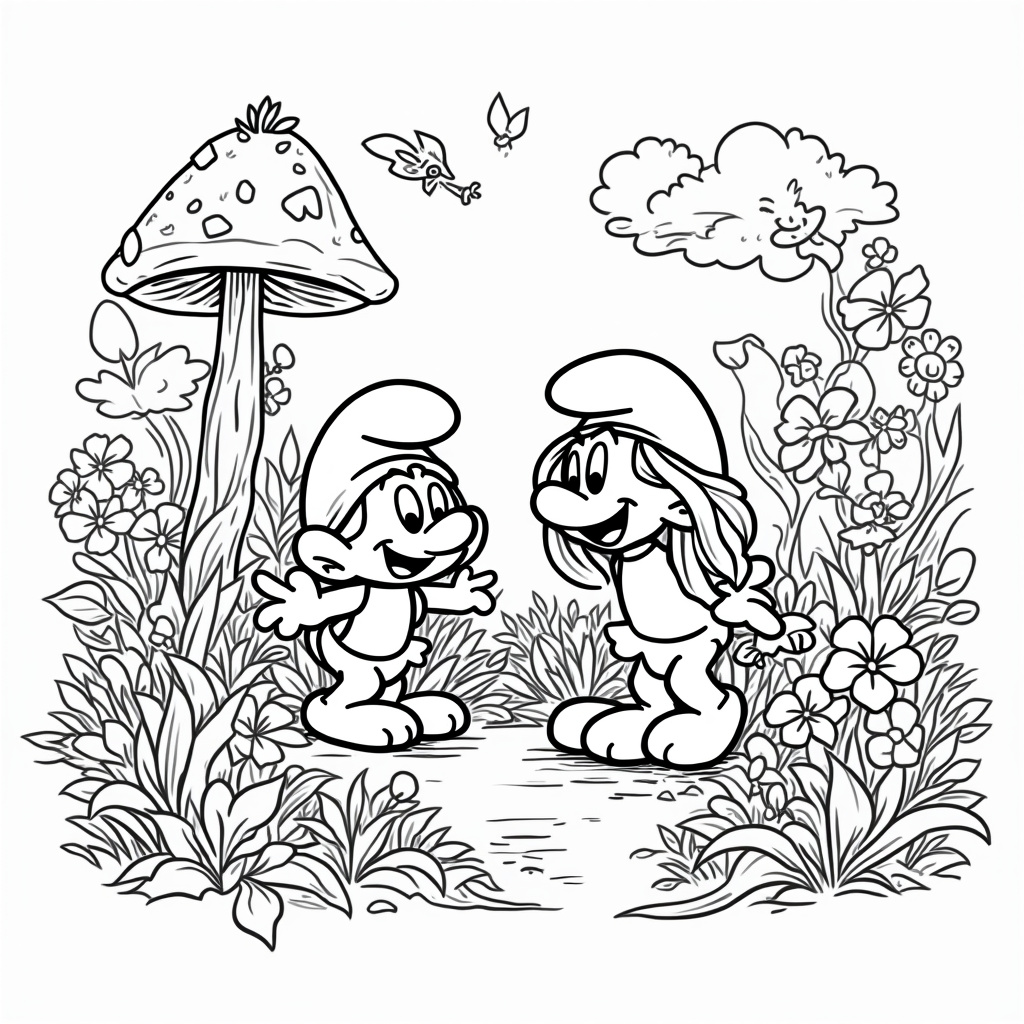 Smurf Coloring Pages - Page 5