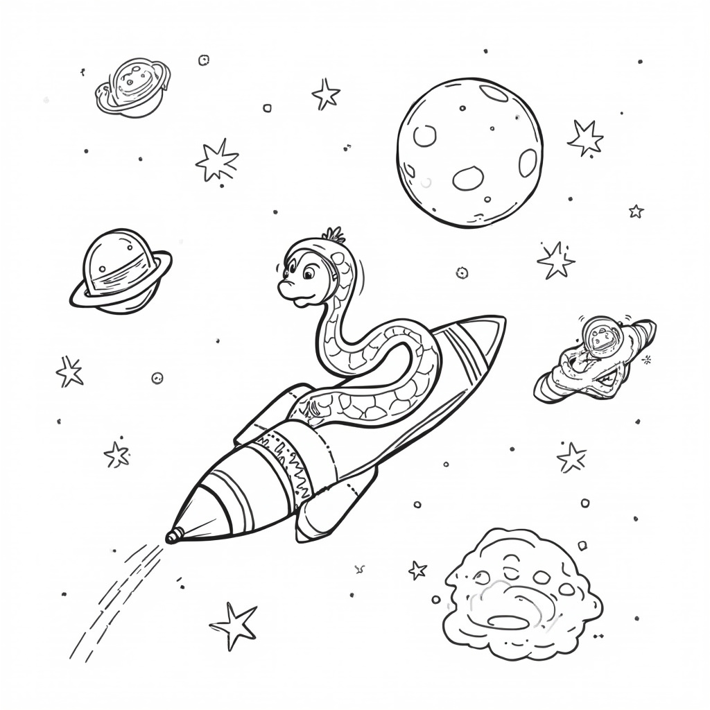 Snake Coloring Pages - Page 3