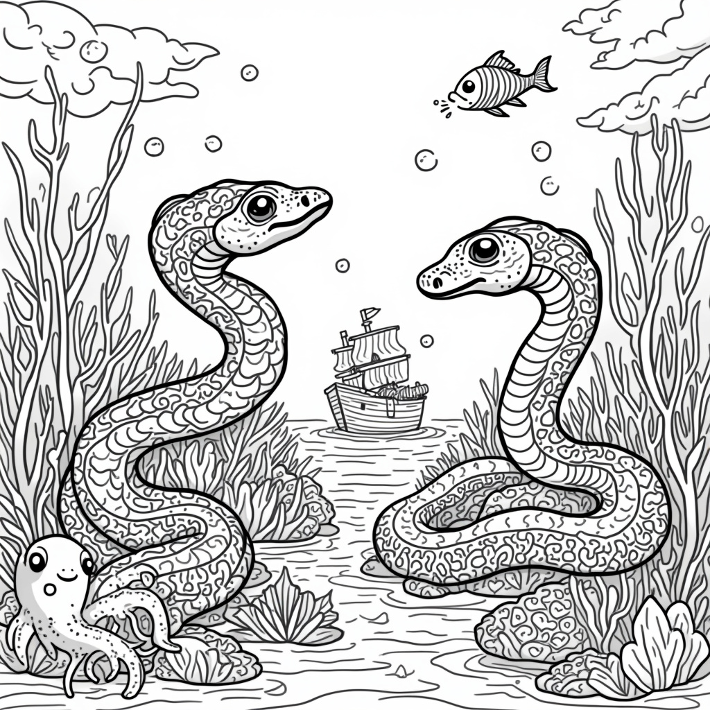 Snake Coloring Pages - Page 5