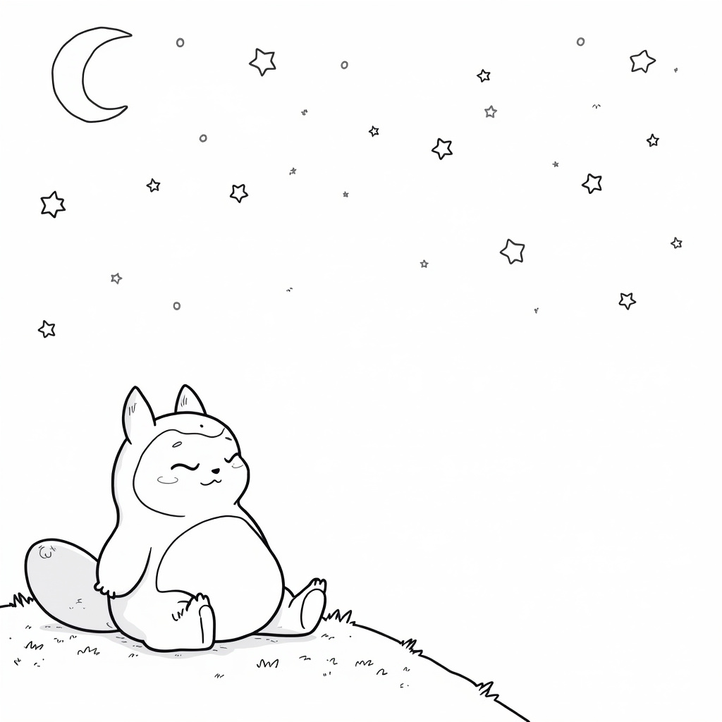 Snorlax Coloring Pages - Page 3
