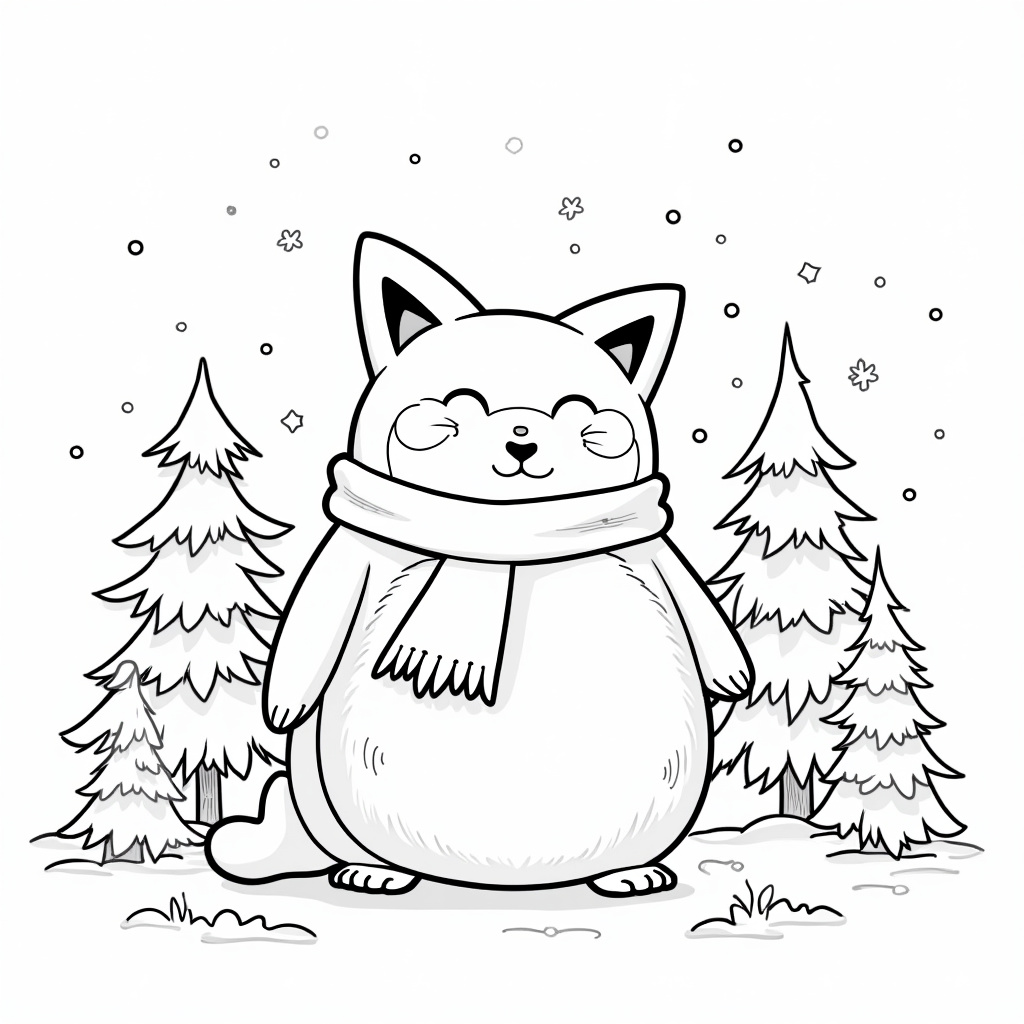 Snorlax Coloring Pages - Page 5