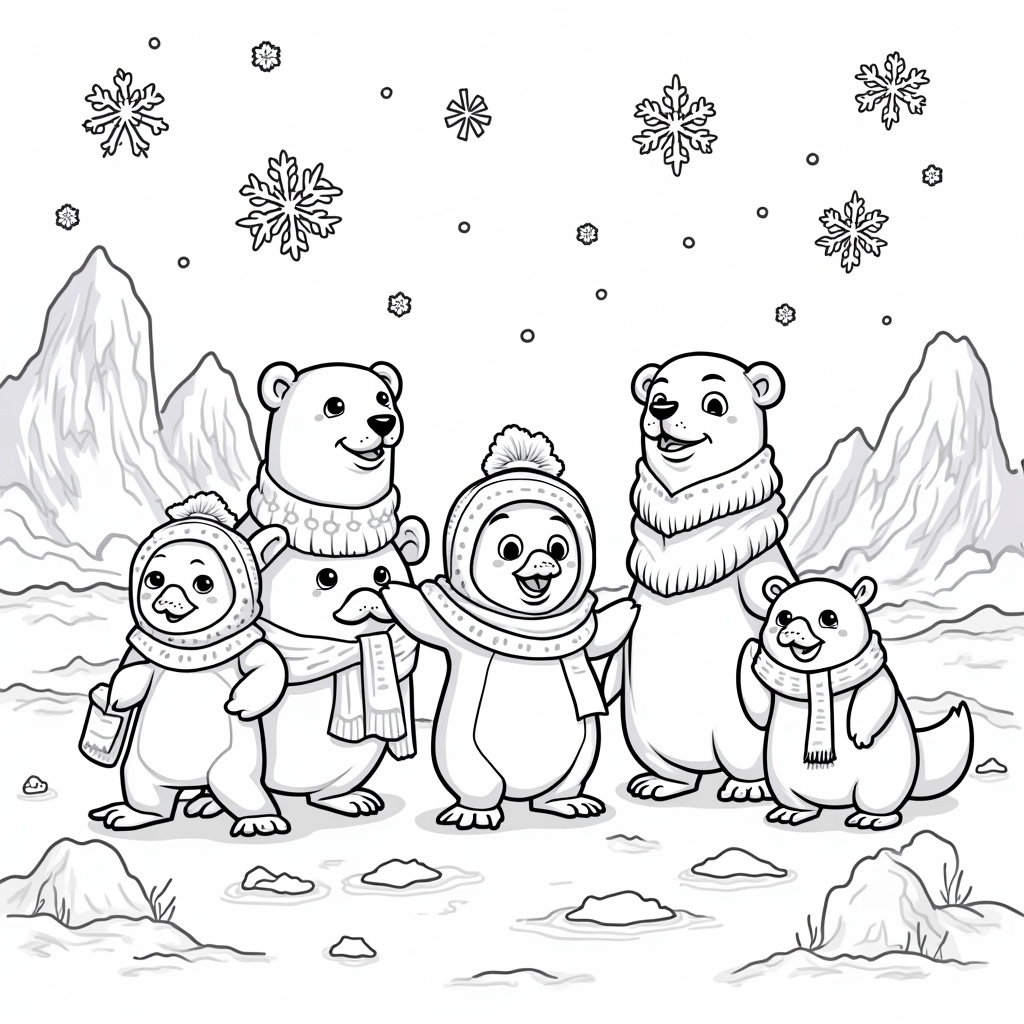 Snowflake Coloring Pages - Page 3