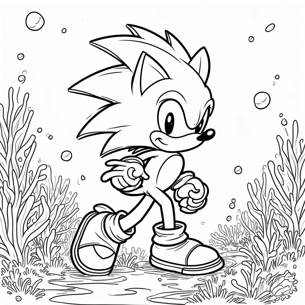 Sonic Coloring Pages - Page 3