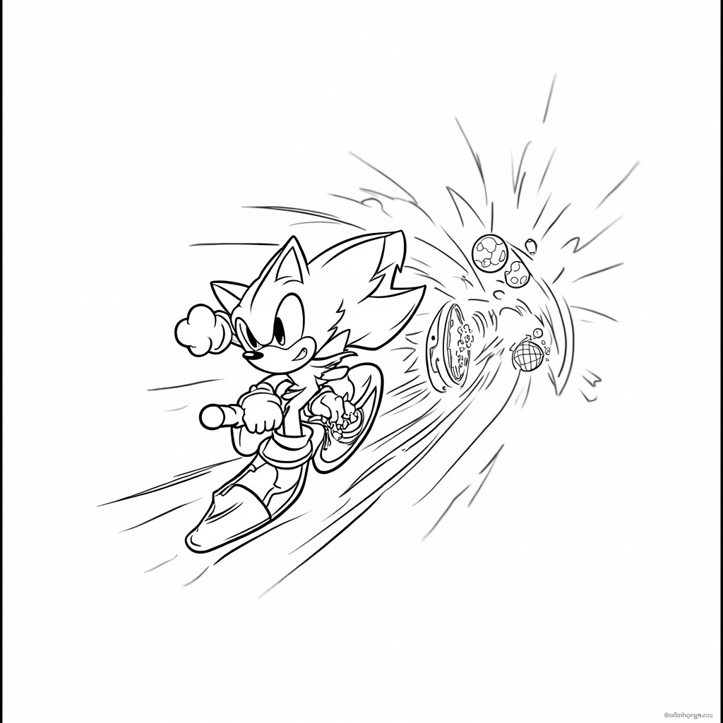 Sonic Exe Coloring Pages - Page 2