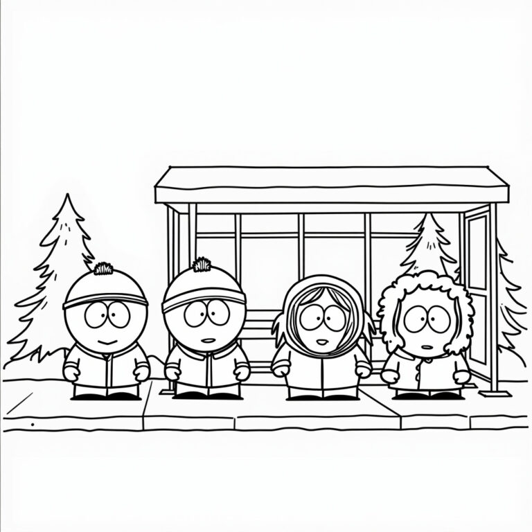 South Park Coloring Pages - Page 1