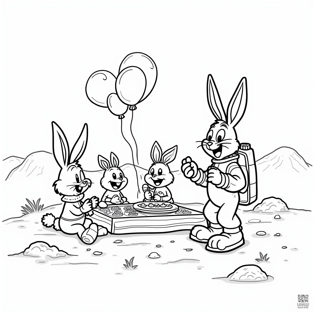Space Jam Coloring Pages - Page 3