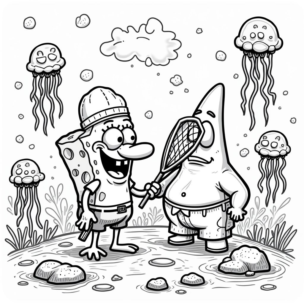 Squidward Coloring Pages - Page 3