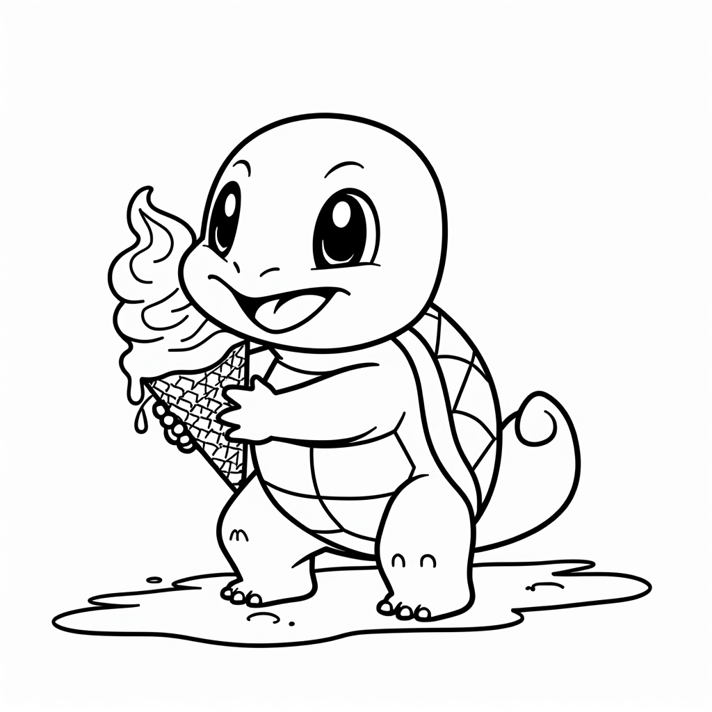 Squirtle Coloring Pages - Page 3