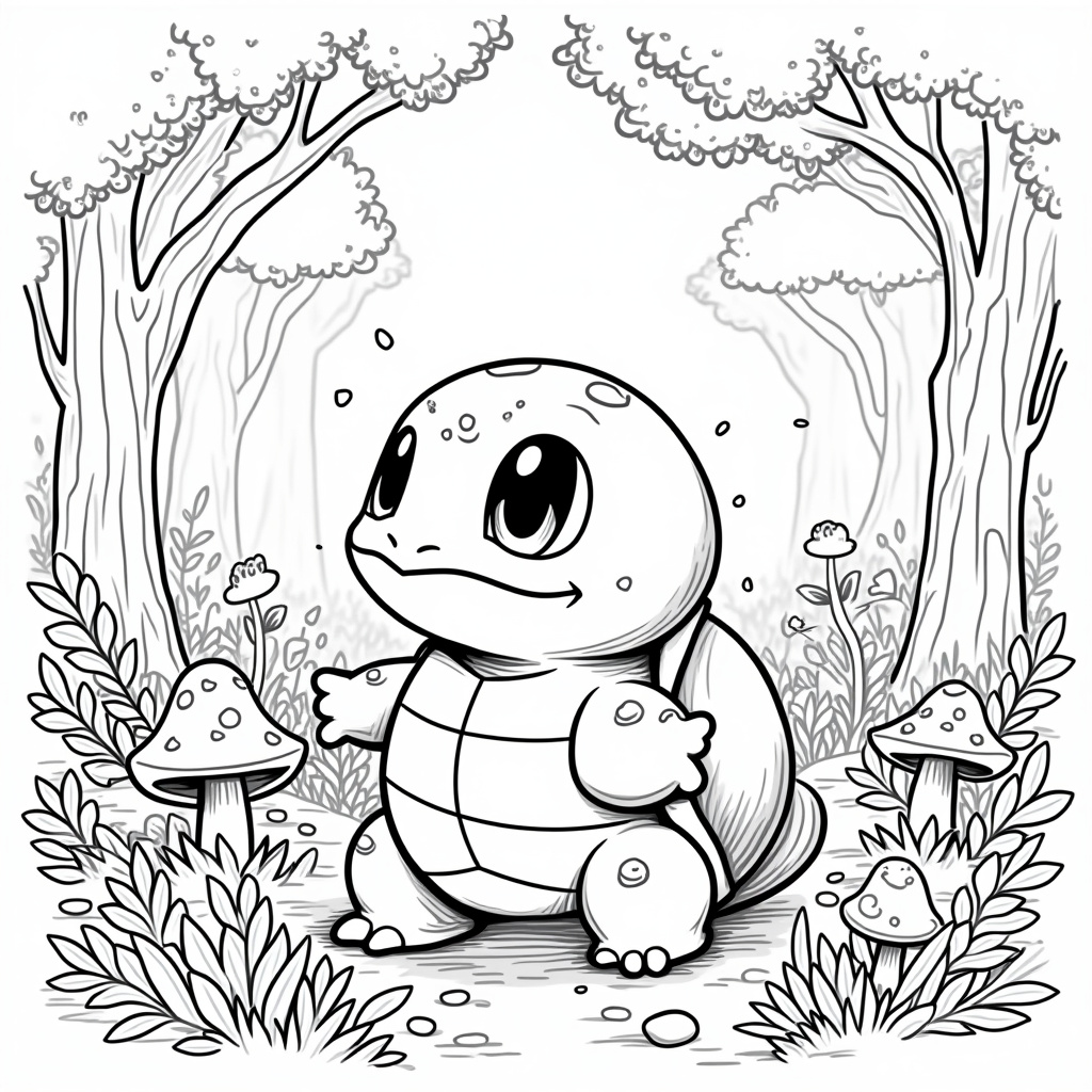 Squirtle Coloring Pages - Page 5