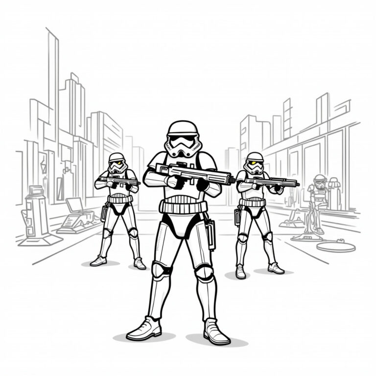 Stormtrooper Coloring Pages - Page 1