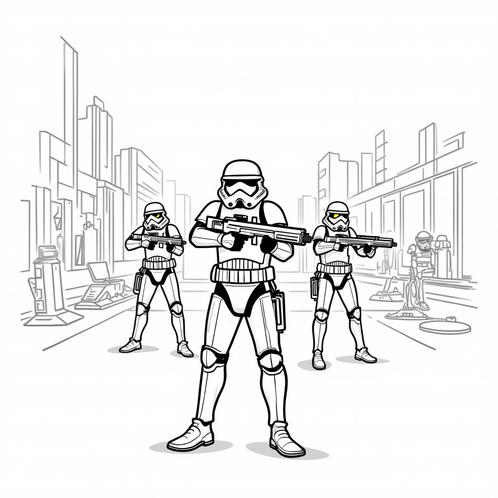 Stormtrooper Coloring Pages - Page 1
