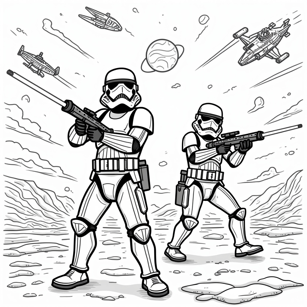 Stormtrooper Coloring Pages - Page 2