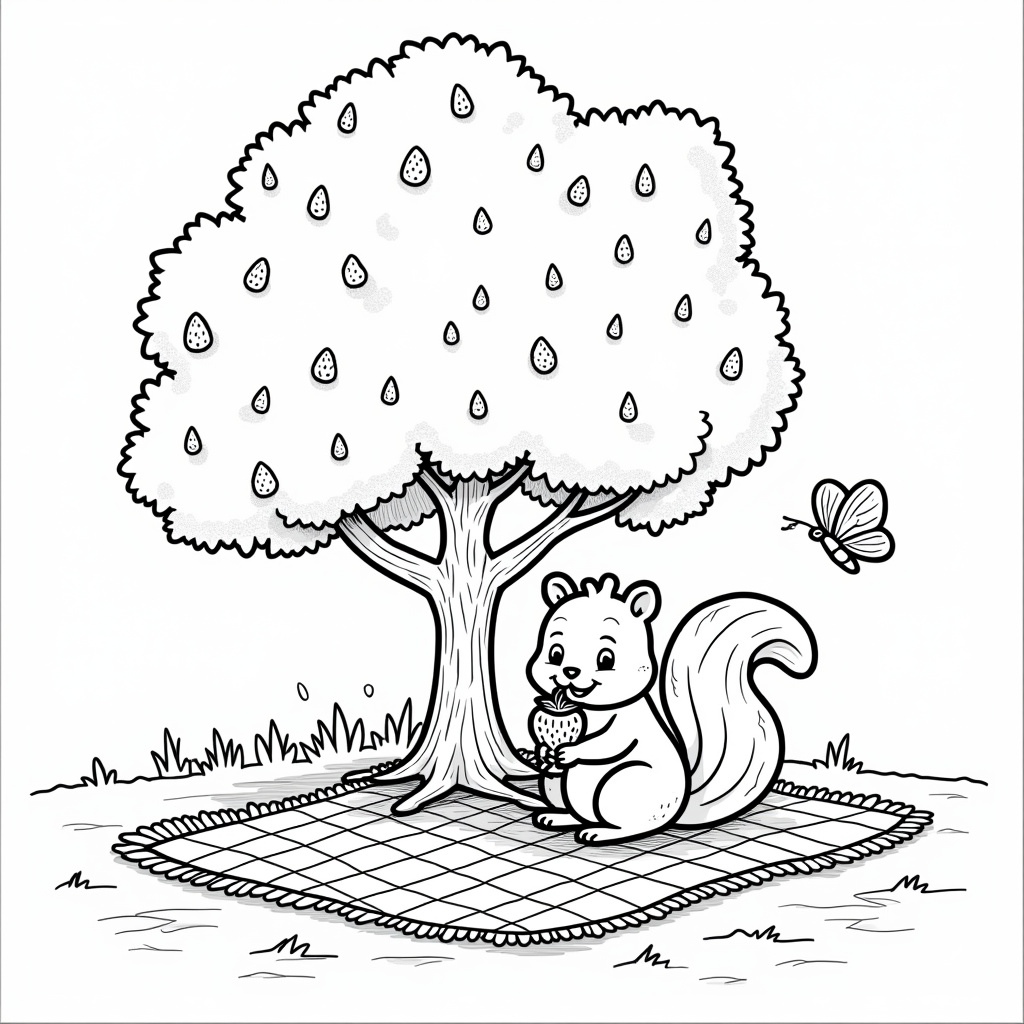 Strawberry Coloring Pages - Page 3