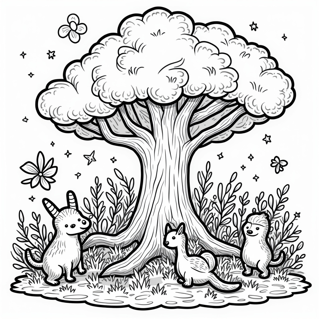 Studio Ghibli Coloring Pages - Page 1