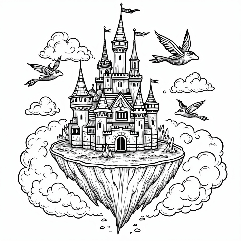 Studio Ghibli Coloring Pages - Page 2