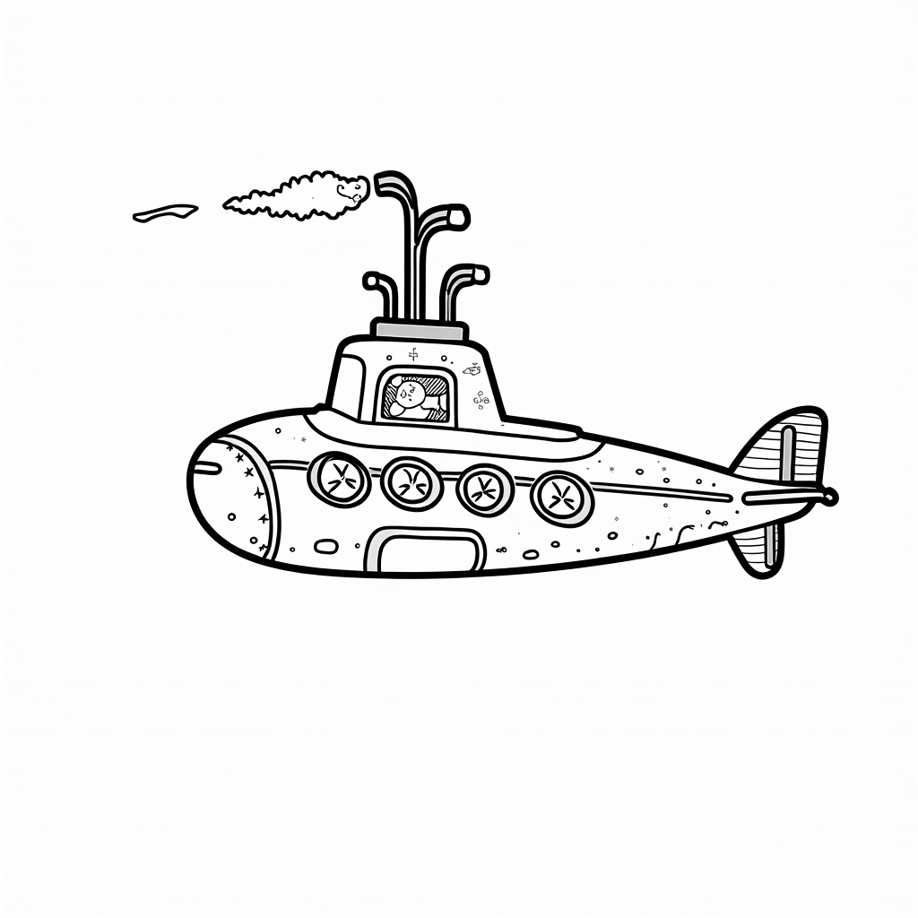 Submarine Coloring Pages - Page 5