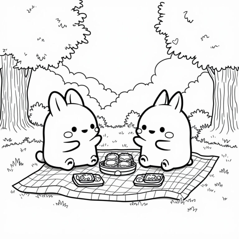 Sumikko Gurashi Coloring Pages - Page 1