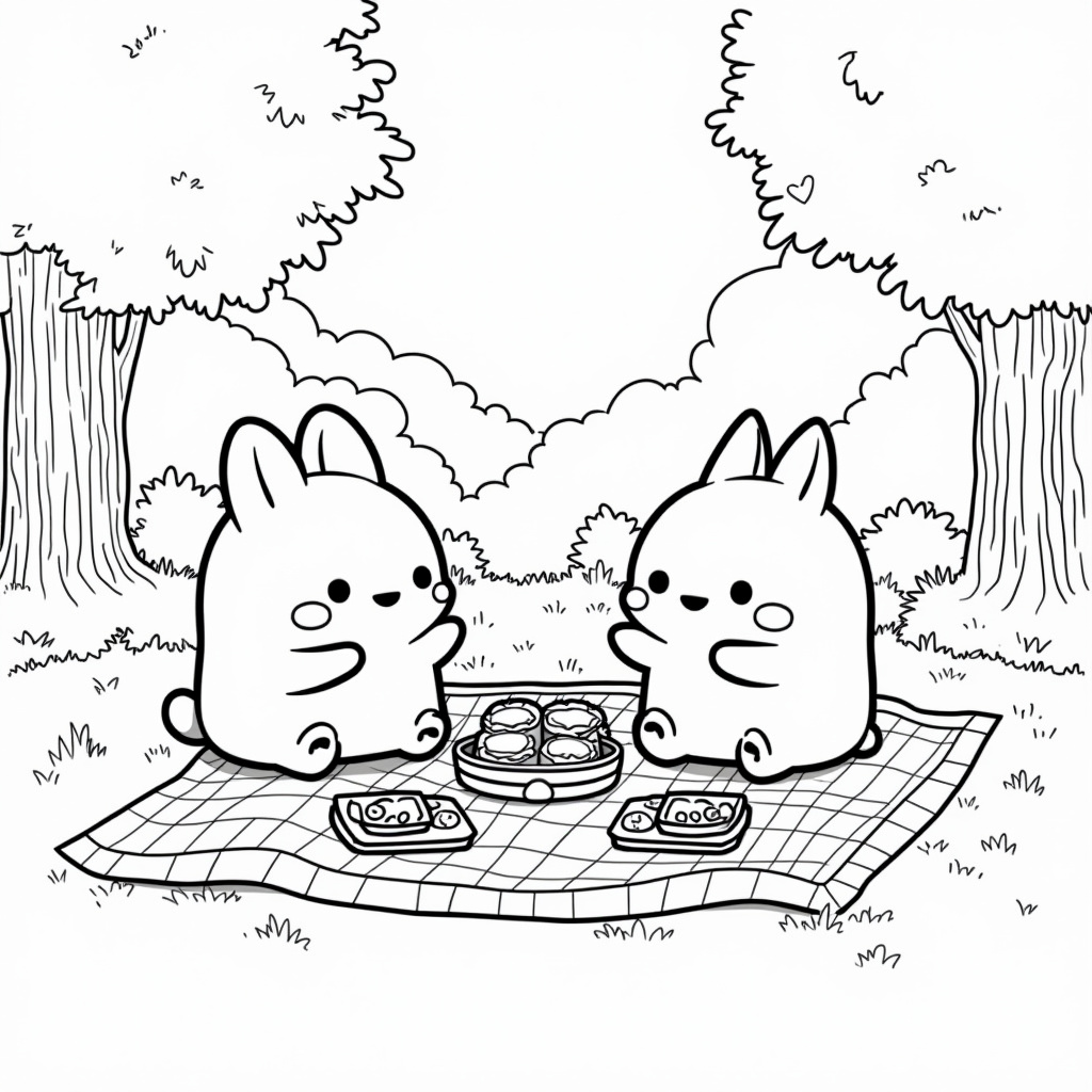 Sumikko Gurashi Coloring Pages - Page 1