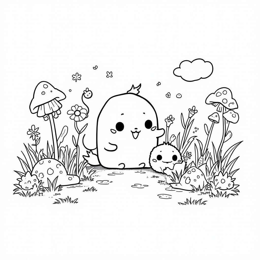 Sumikko Gurashi Coloring Pages - Page 4