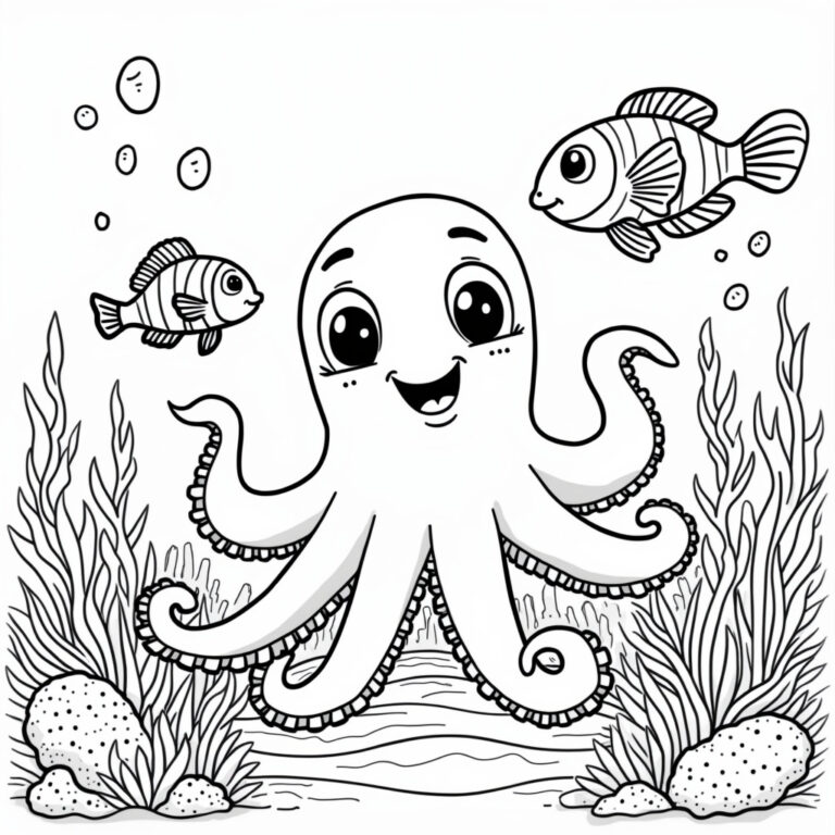 Summer Coloring Pages - Page 1