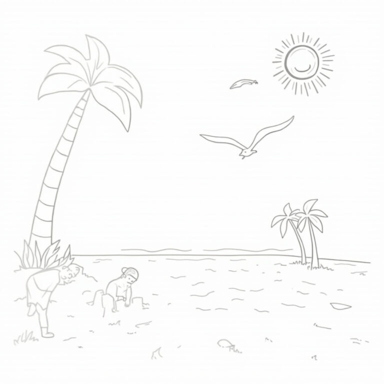 Sun Coloring Pages - Page 1
