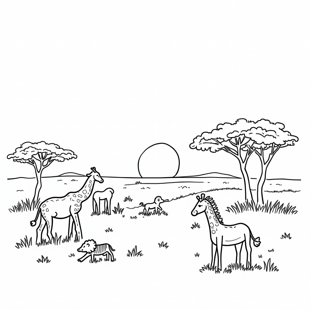 Sun Coloring Pages - Page 5