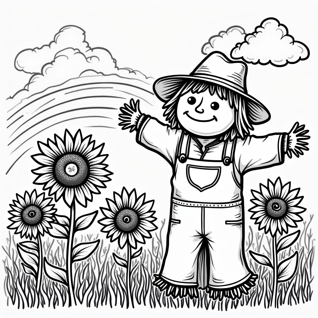 Sunflower Coloring Pages - Page 2