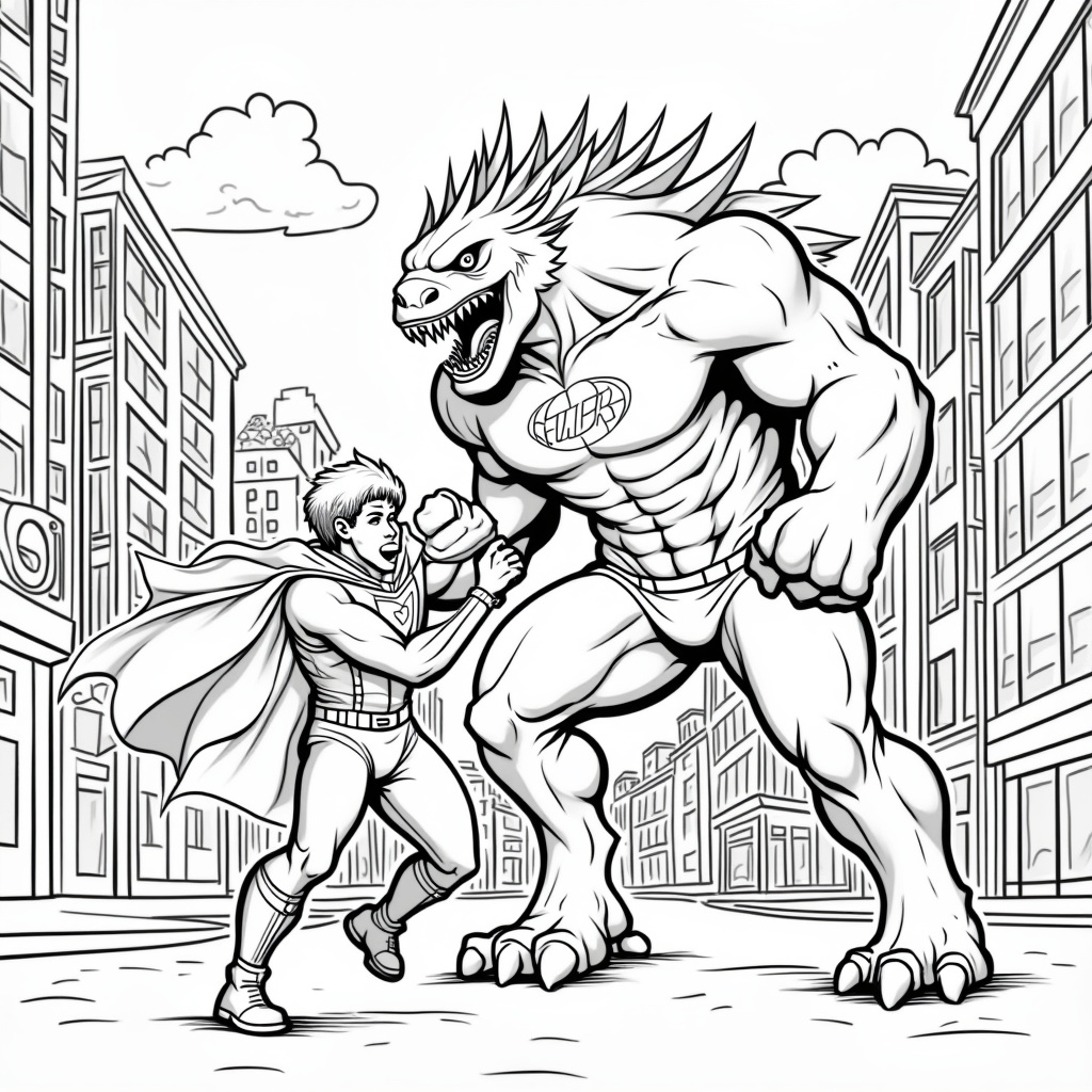 Superhero Coloring Pages - Page 3