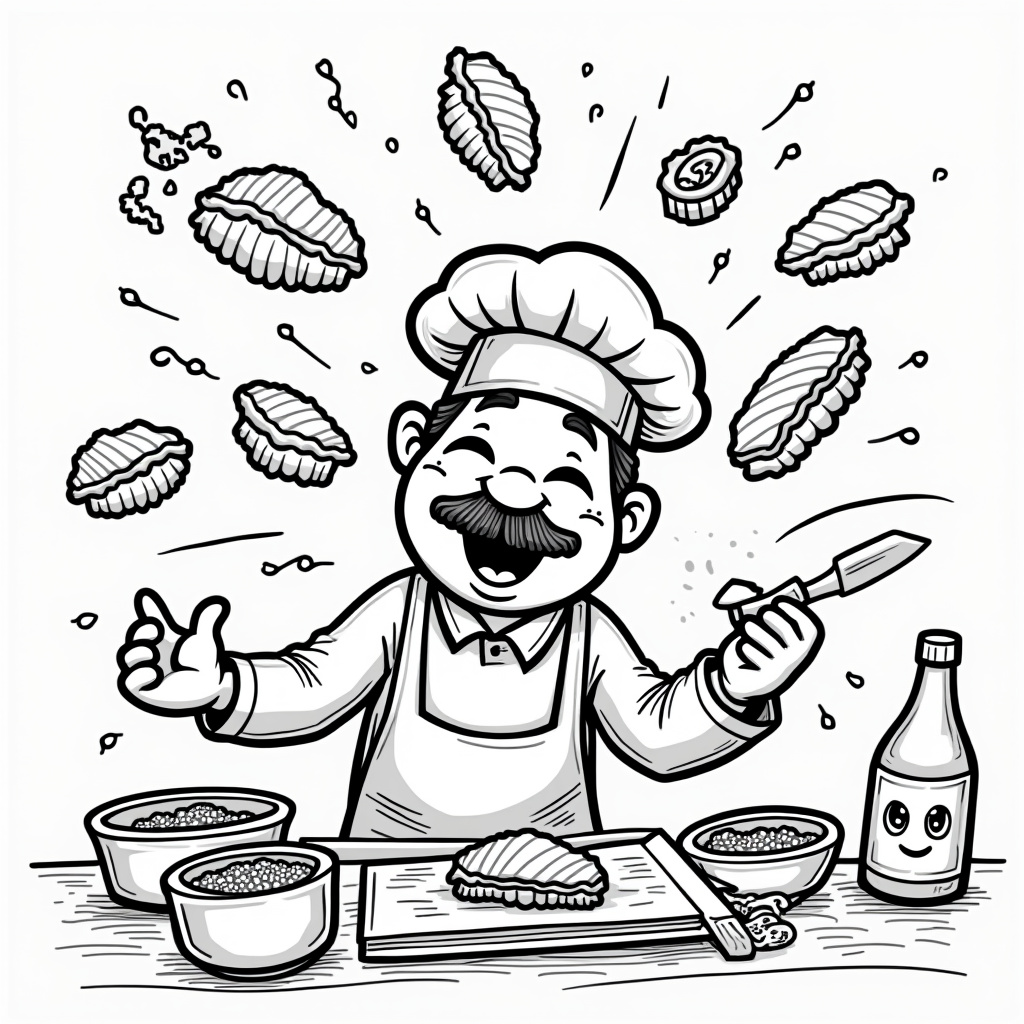 Sushi Coloring Pages - Page 5