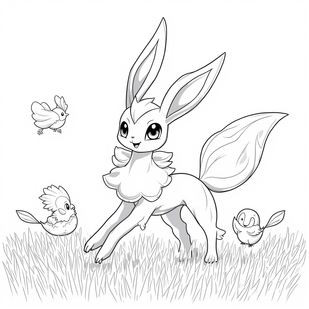 Sylveon Coloring Pages - Page 2