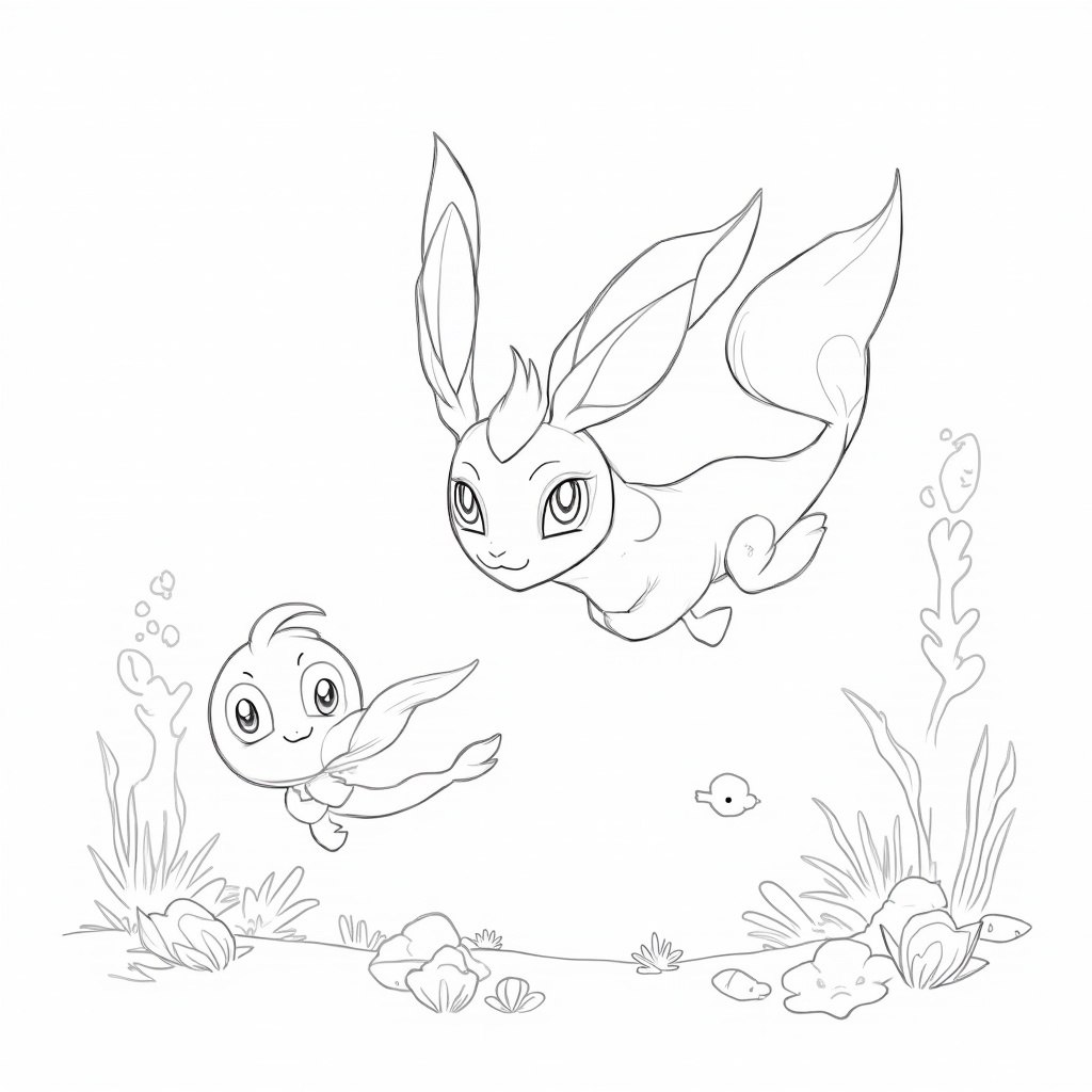 Sylveon Coloring Pages - Page 3
