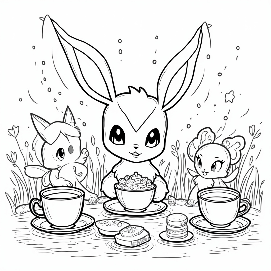 Sylveon Coloring Pages - Page 4