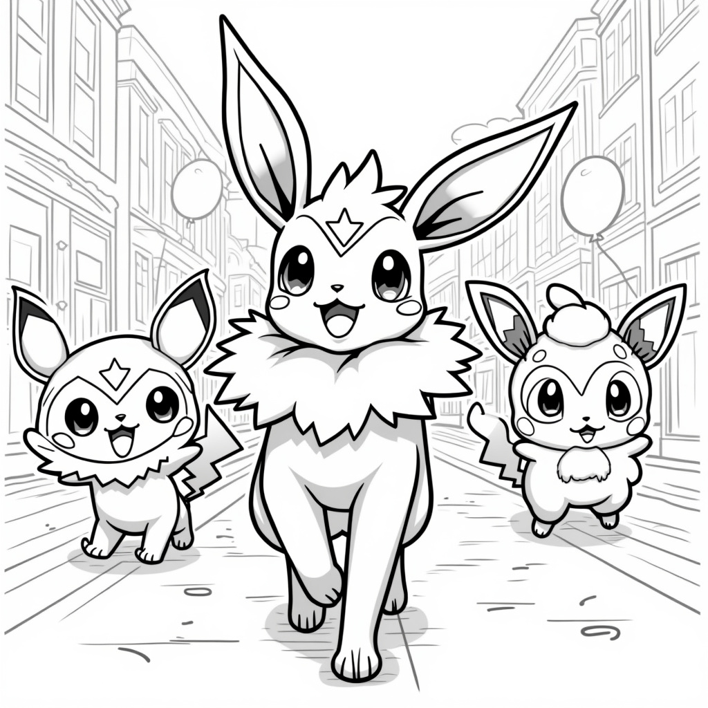 Sylveon Coloring Pages - Page 5