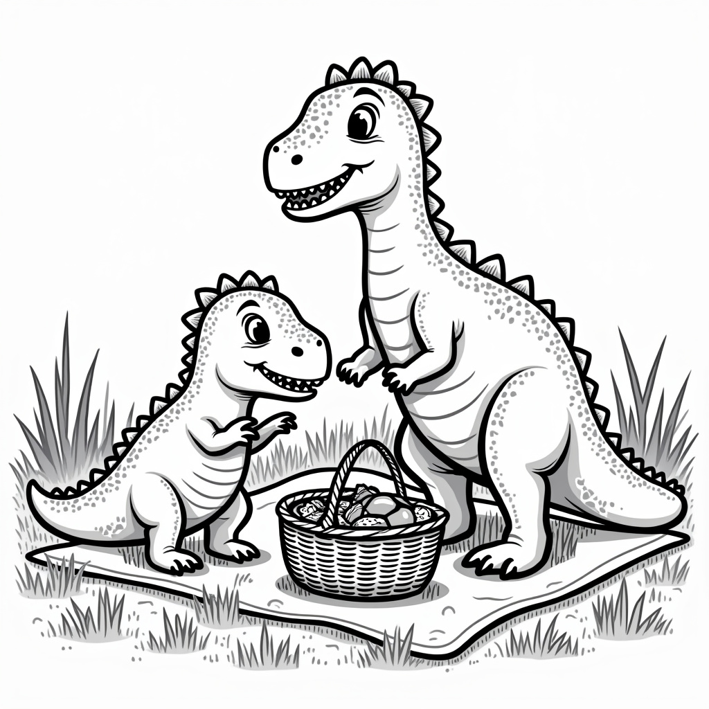 T-Rex Coloring Pages - Page 2