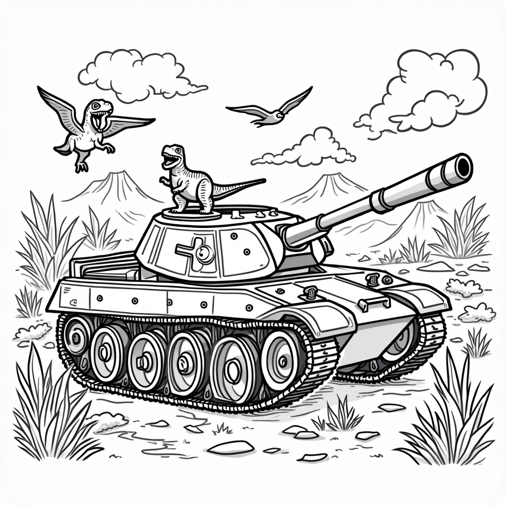 Tank Coloring Pages - Page 4
