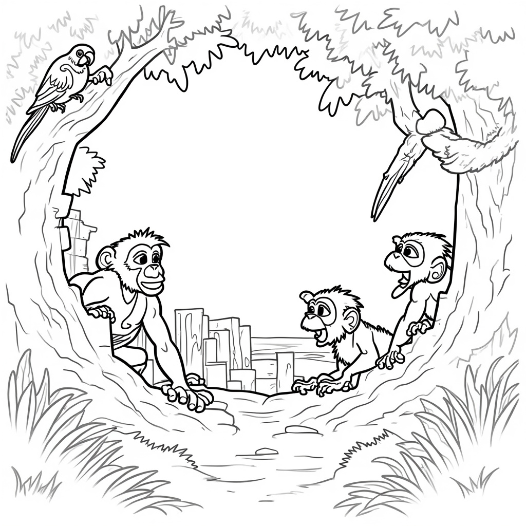 Tarzan Coloring Pages - Page 5