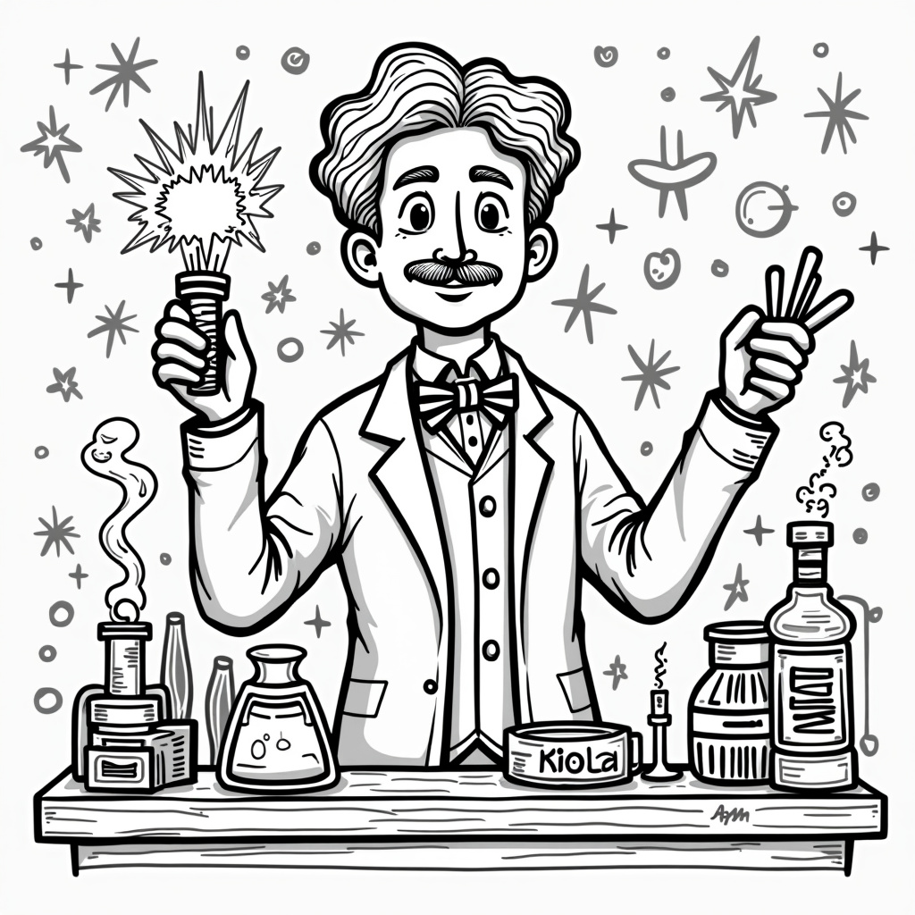 Tesla Coloring Pages - Page 4