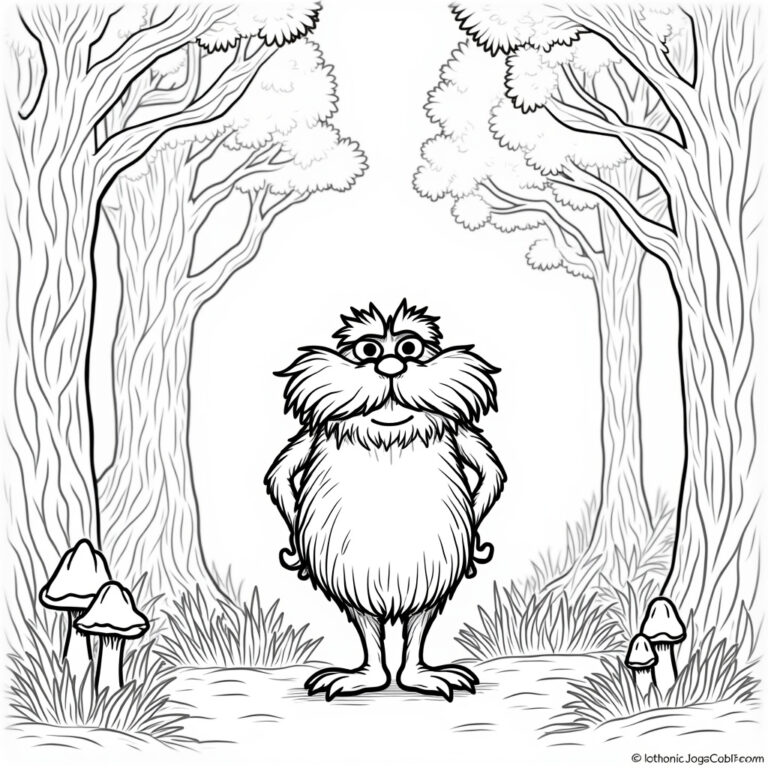 The Lorax Coloring Pages - Page 1